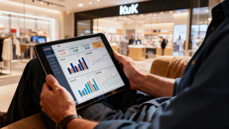 聚客派会员卡管理系统的员工绩效看板与提成核算界面